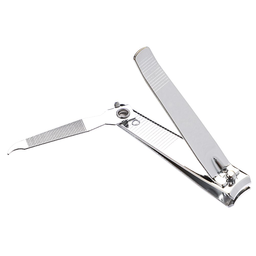 ЮНИLOOK Книпсер для ногтей с пилкой, длина лезвий 12мм, металл, 7,7см, арт.№ 305-213