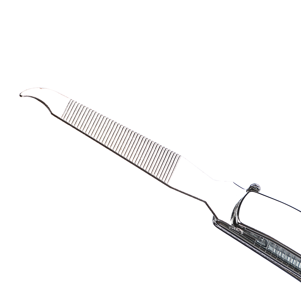 ЮНИLOOK Книпсер для ногтей с пилкой, длина лезвий 12мм, металл, 7,7см, арт.№ 305-213