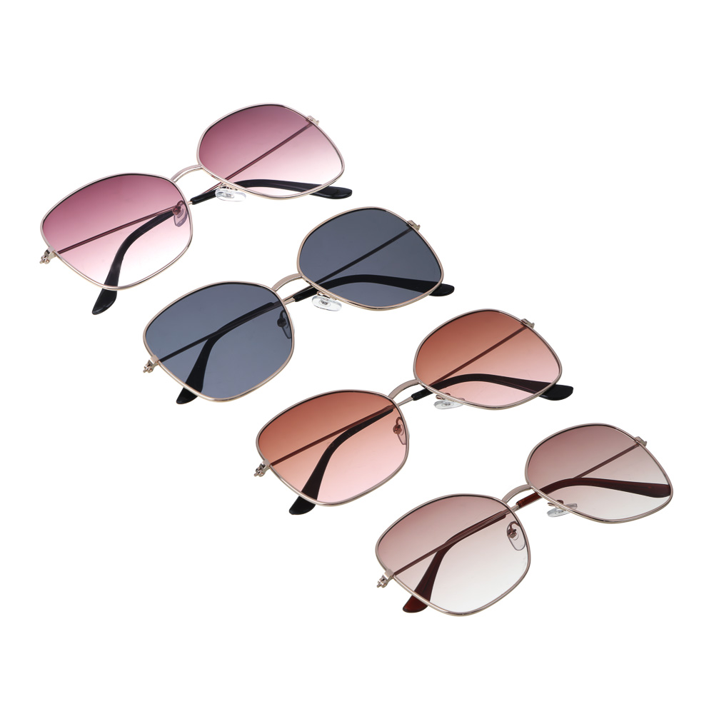 GALANTE Очки солнцезащитные, пластик, металл, 143x53мм, 4 цвета, арт.№ 304-025