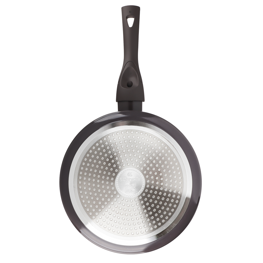 SATOSHI Валькур Сковорода литая глубокая d=24см, антипригарное покрытие мрамор, индукция, арт.№ 846-474