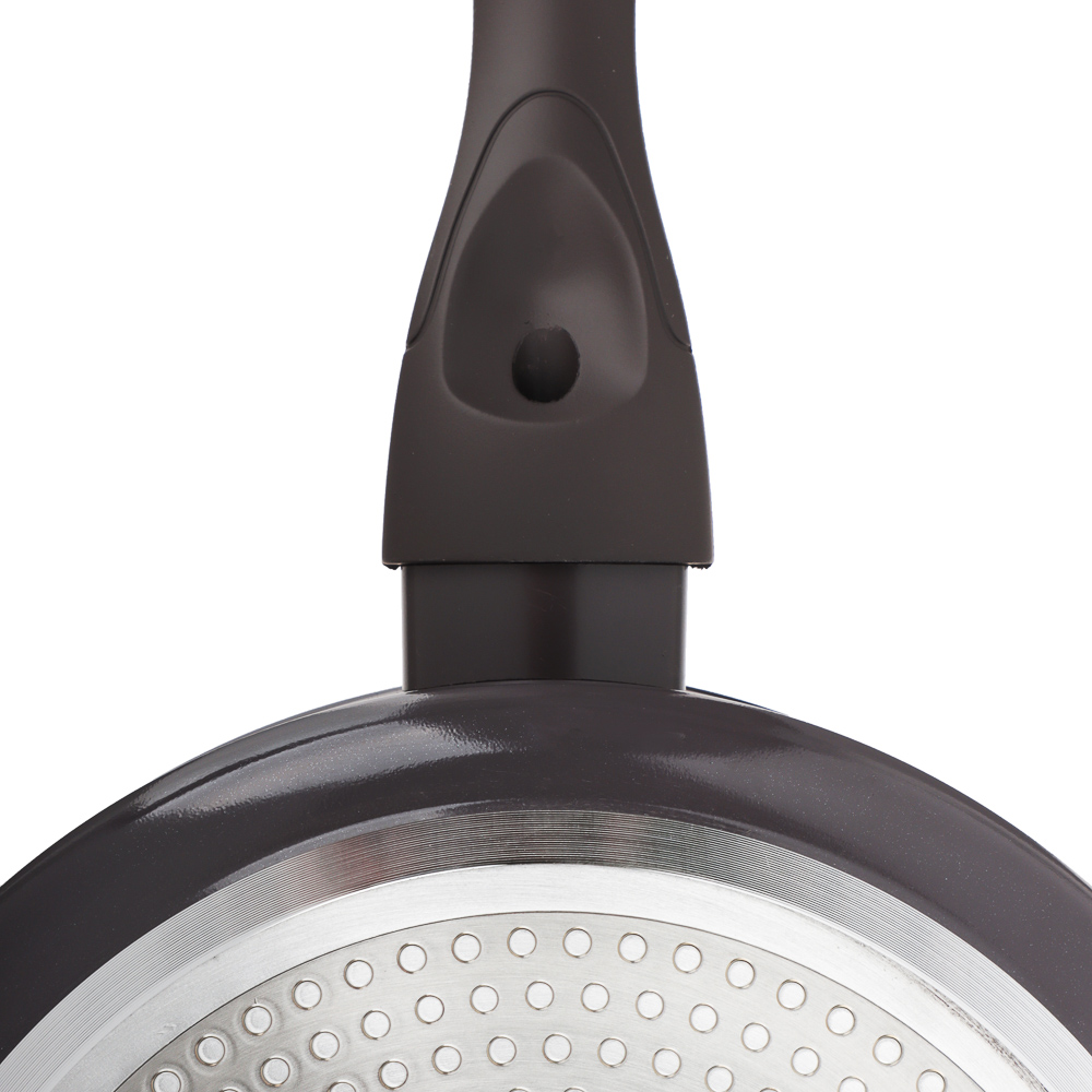 SATOSHI Валькур Сковорода литая глубокая d=24см, антипригарное покрытие мрамор, индукция, арт.№ 846-474