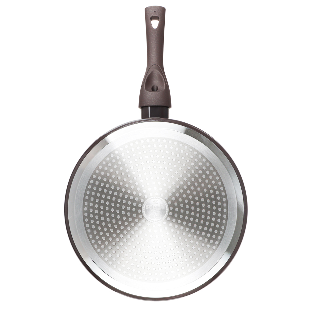 SATOSHI Валькур Сковорода литая глубокая d=28см, антипригарное покрытие мрамор, индукция, арт.№ 846-475