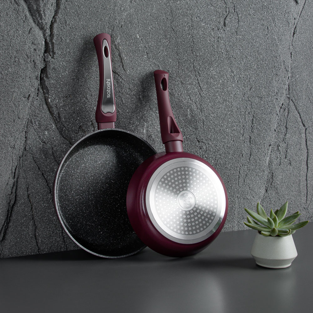 SATOSHI Ла Мери Сковорода литая d=20см, антипригарное покрытие мрамор, индукция, арт.№ 846-482