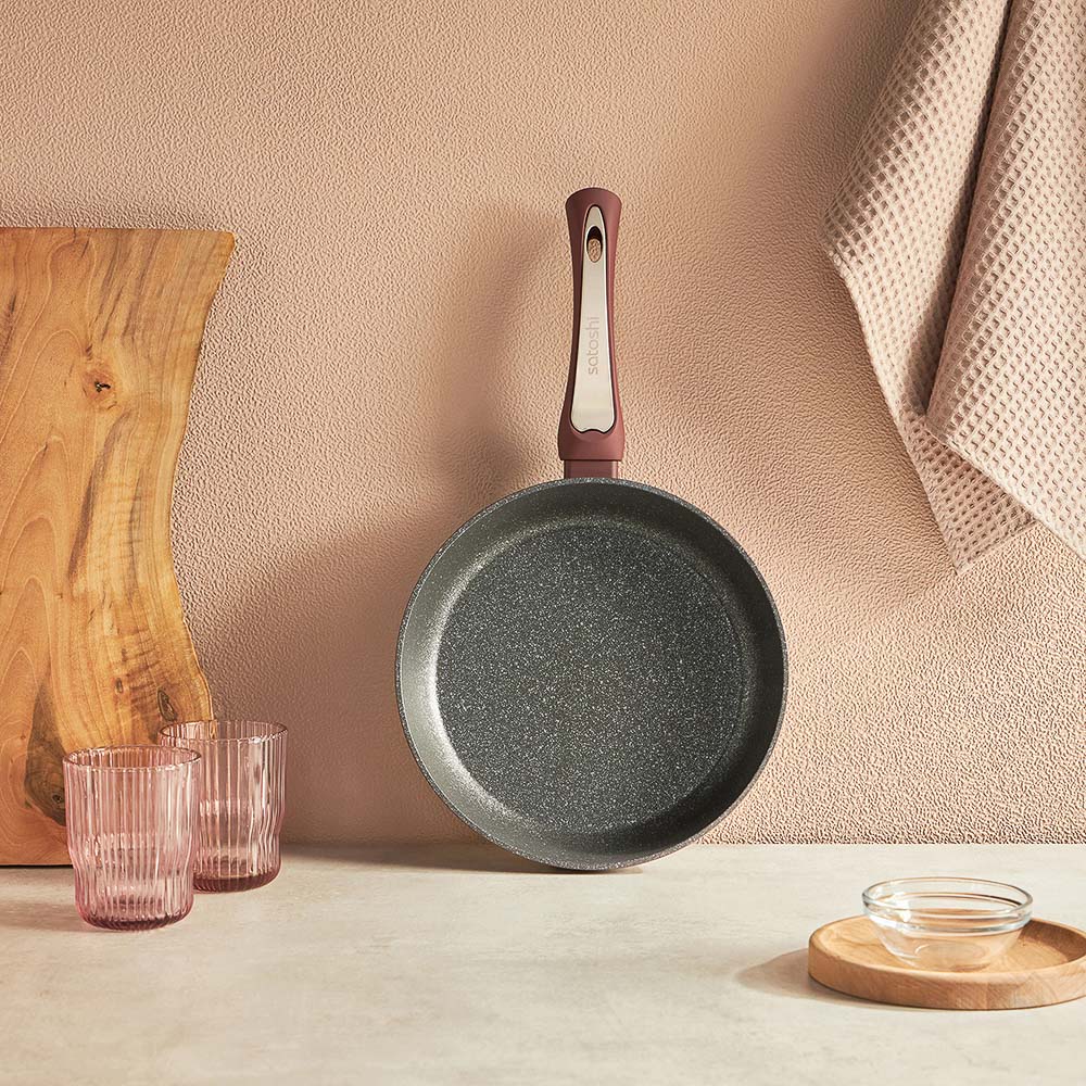 SATOSHI Ла Мери Сковорода литая d=24см, антипригарное покрытие мрамор, индукция, арт.№ 846-483