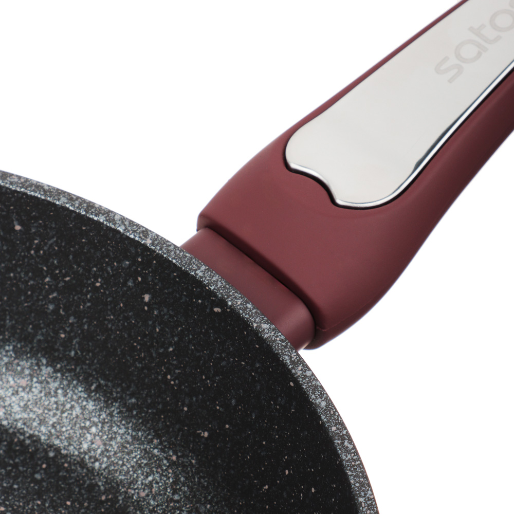 SATOSHI Ла Мери Сковорода литая d=24см, антипригарное покрытие мрамор, индукция, арт.№ 846-483