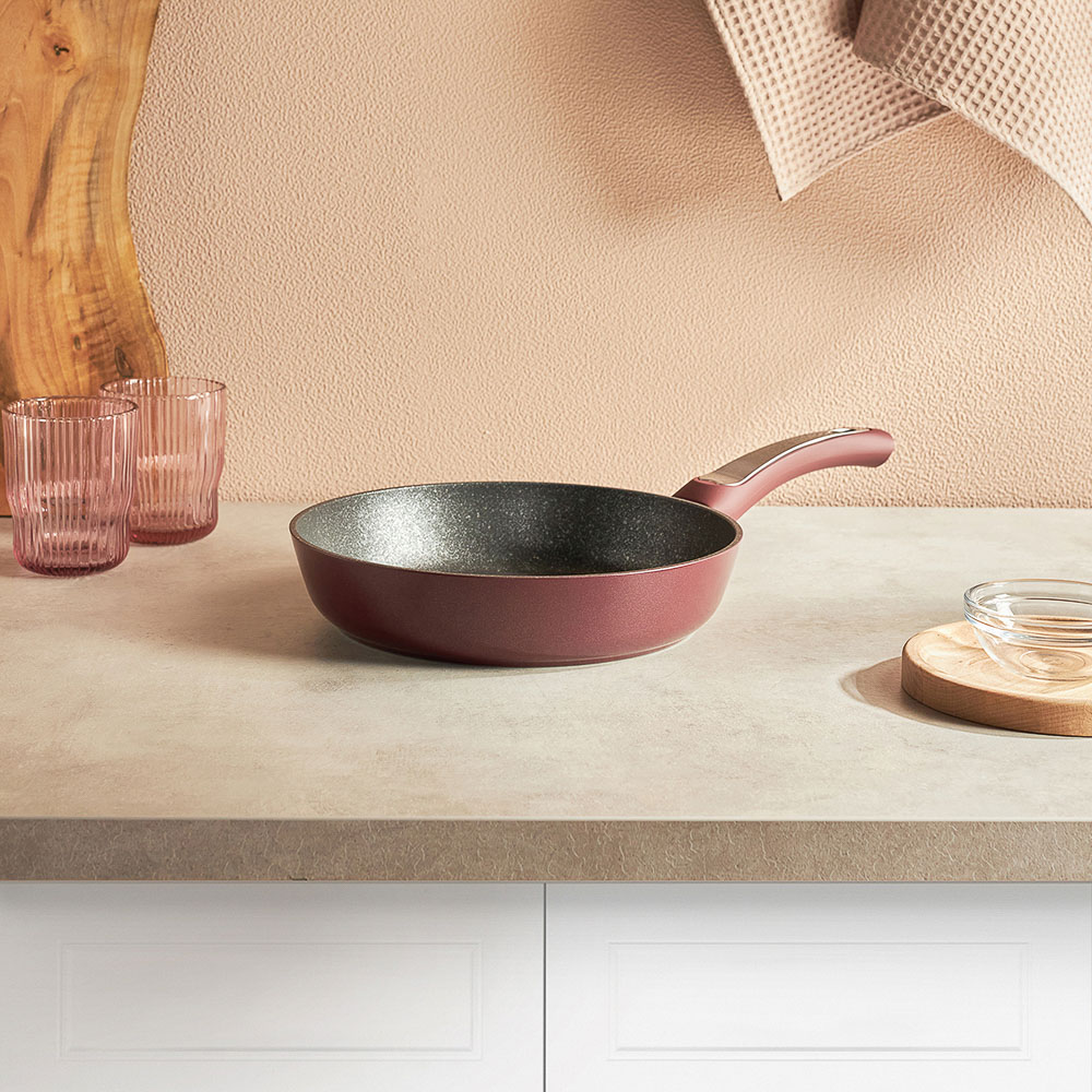 SATOSHI Ла Мери Сковорода литая d=24см, антипригарное покрытие мрамор, индукция, арт.№ 846-483