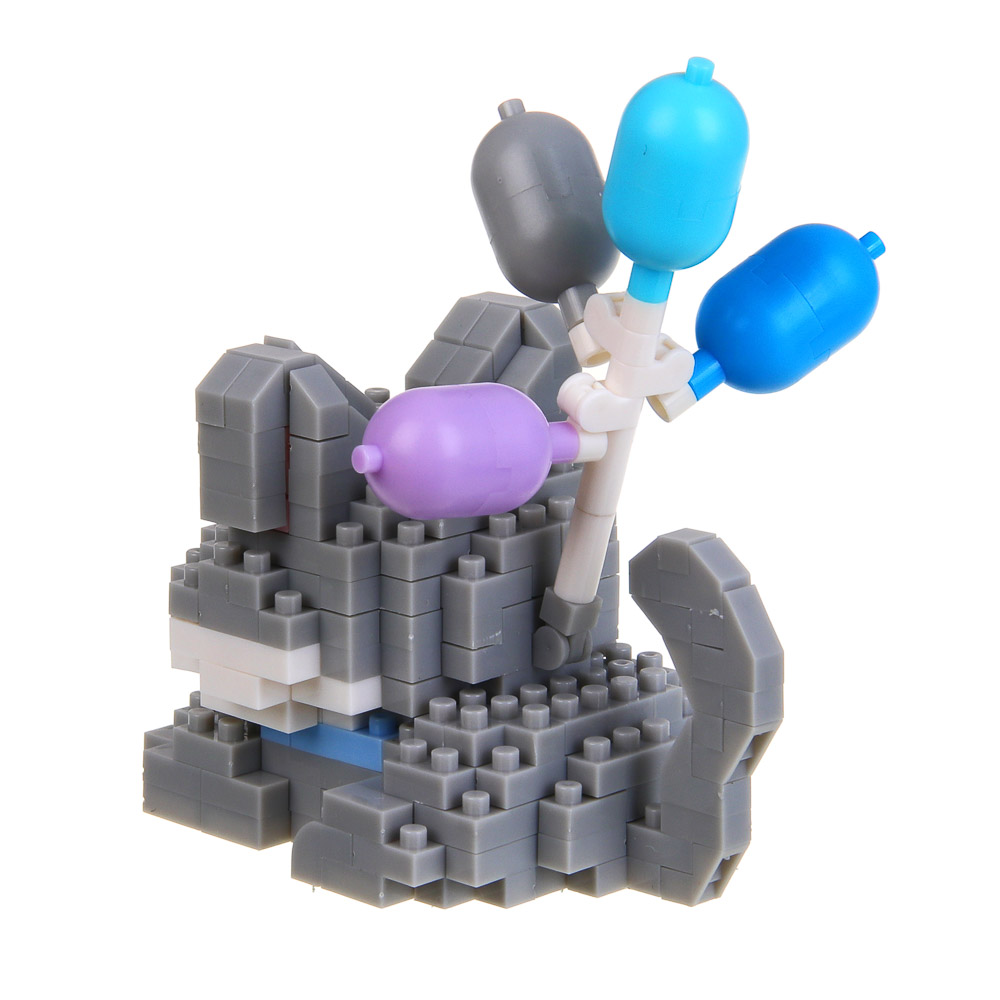 Конструктор мини 3D "Любимчик" домашние животные, 238-284 дет. ABS, 8х4,5х11,5см, 12 видов, арт.№ 858-070