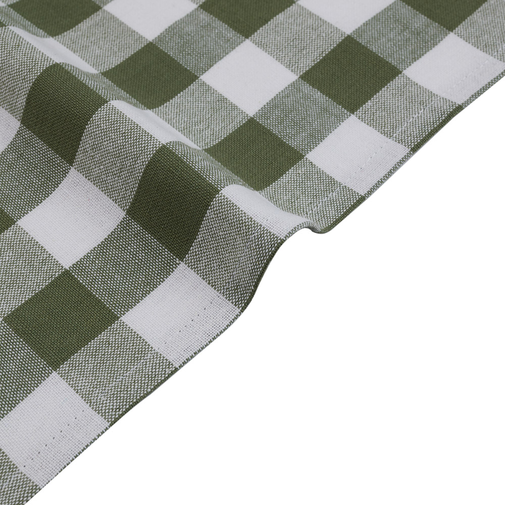 PROVANCE Эвкалипт Полотенце кухонное, 40х60см, 100% хлопок, клетка, зелёный, арт.№ 434-003