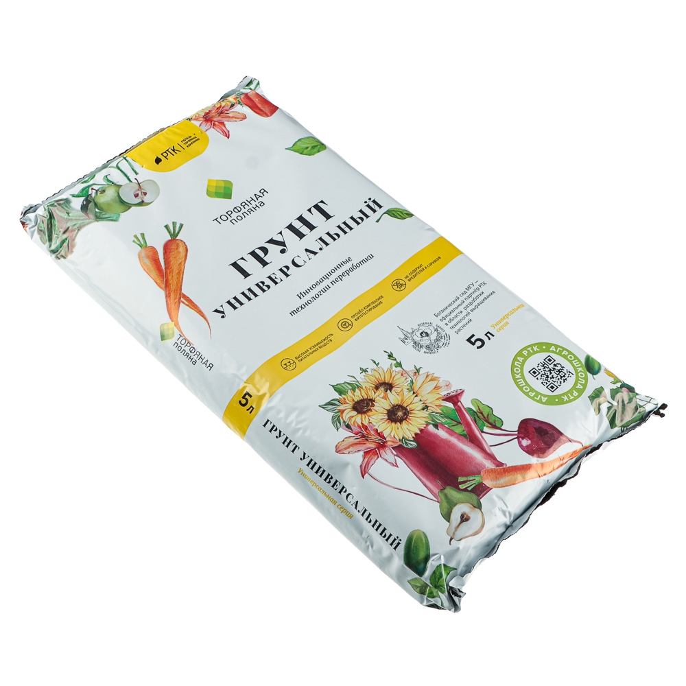 Грунт Универсальный Торфяная поляна 5л МСК, арт.№ 115-031