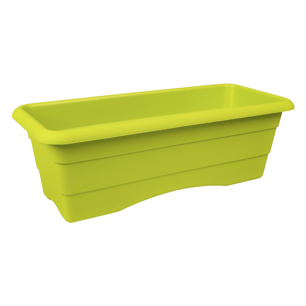 Ящик балконный №1 6л оливковый 14*40см, пластик, арт.№ 164-280