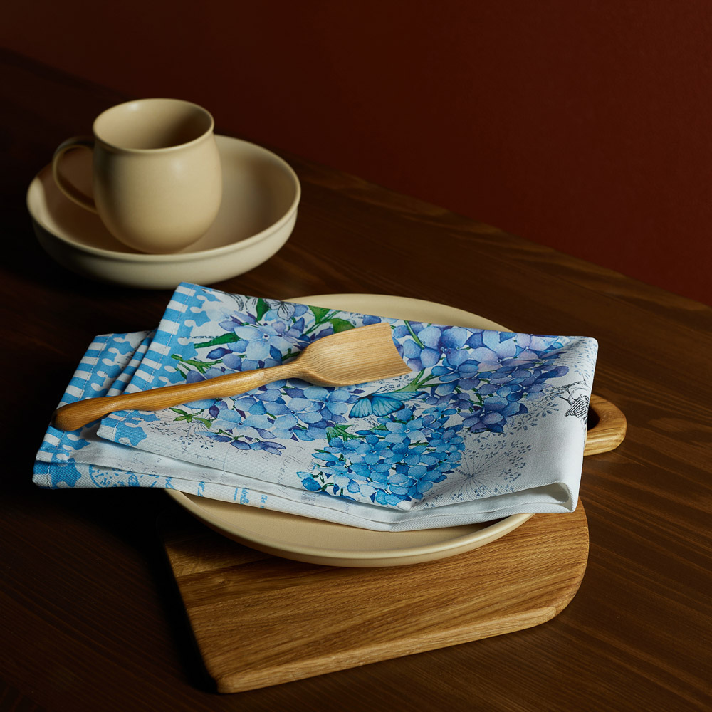 PROVANCE Гортензия Полотенце кухонное, 100% хлопок, 40х60см, арт.№ 488-079