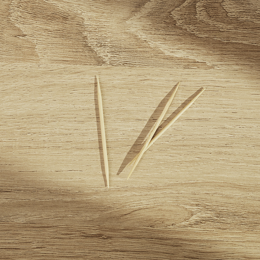 Зубочистки тм VETTA, бамбук, акриловая упаковка, 180шт, арт.№ 437-242