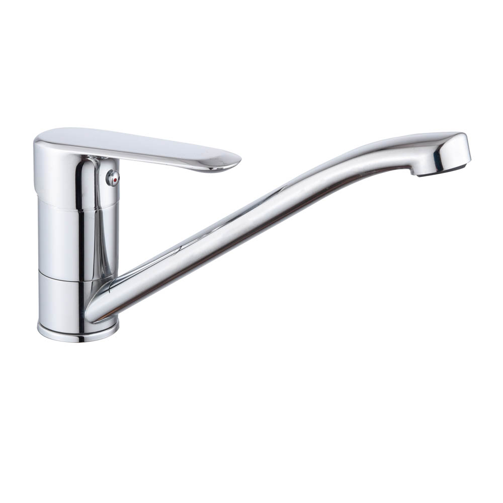 RAIN Смеситель для кухни Гранат, низкий излив, картридж 35мм, латунь, хром, арт.№ 561-328