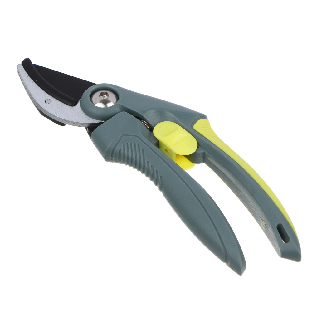 Секатор контактный с наковальней тм INBLOOM PROF+, 20,8см, марг, сталь 65М тефлон, PP, TPR, ABS, арт.№ 186-017