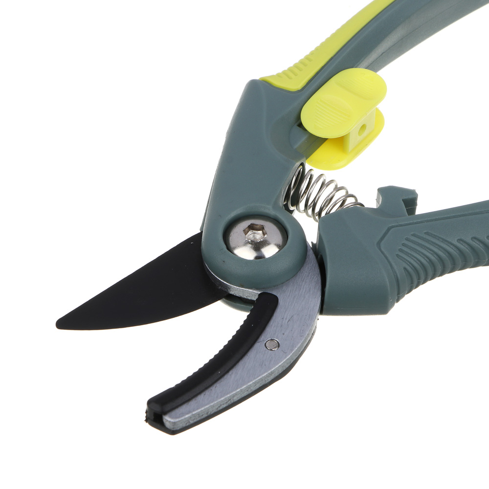 Секатор контактный с наковальней тм INBLOOM PROF+, 20,8см, марг, сталь 65М тефлон, PP, TPR, ABS, арт.№ 186-017