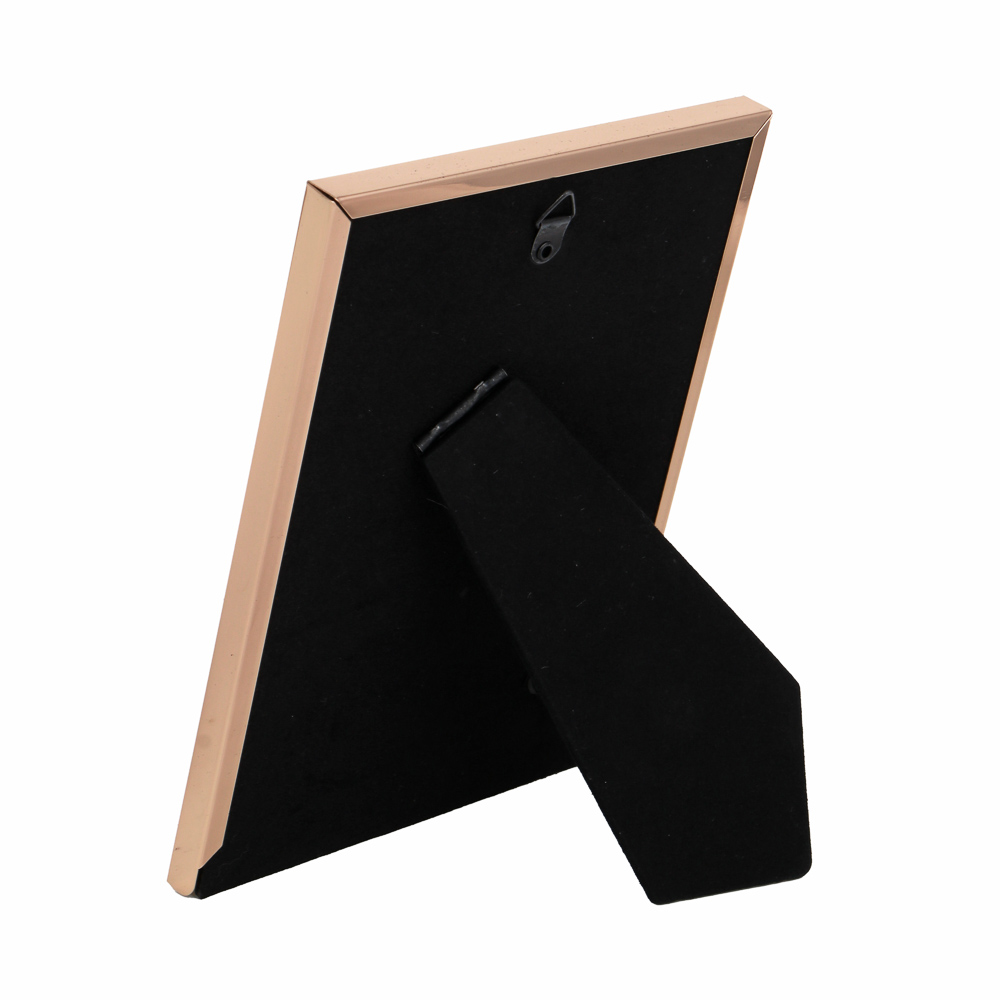 Фоторамка, 10х15 см, металл, 2 цвета, золото, серебро, арт.3-4, арт.№ 520-862