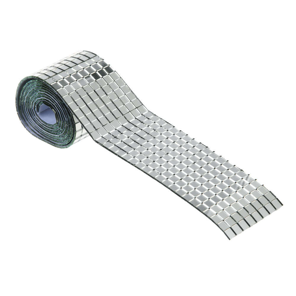 Зеркальная мозаика тм VETTA Серебро, 4x100 см, арт.№ 416-286