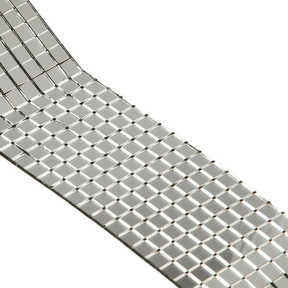 Зеркальная мозаика тм VETTA Серебро, 4x100 см, арт.№ 416-286