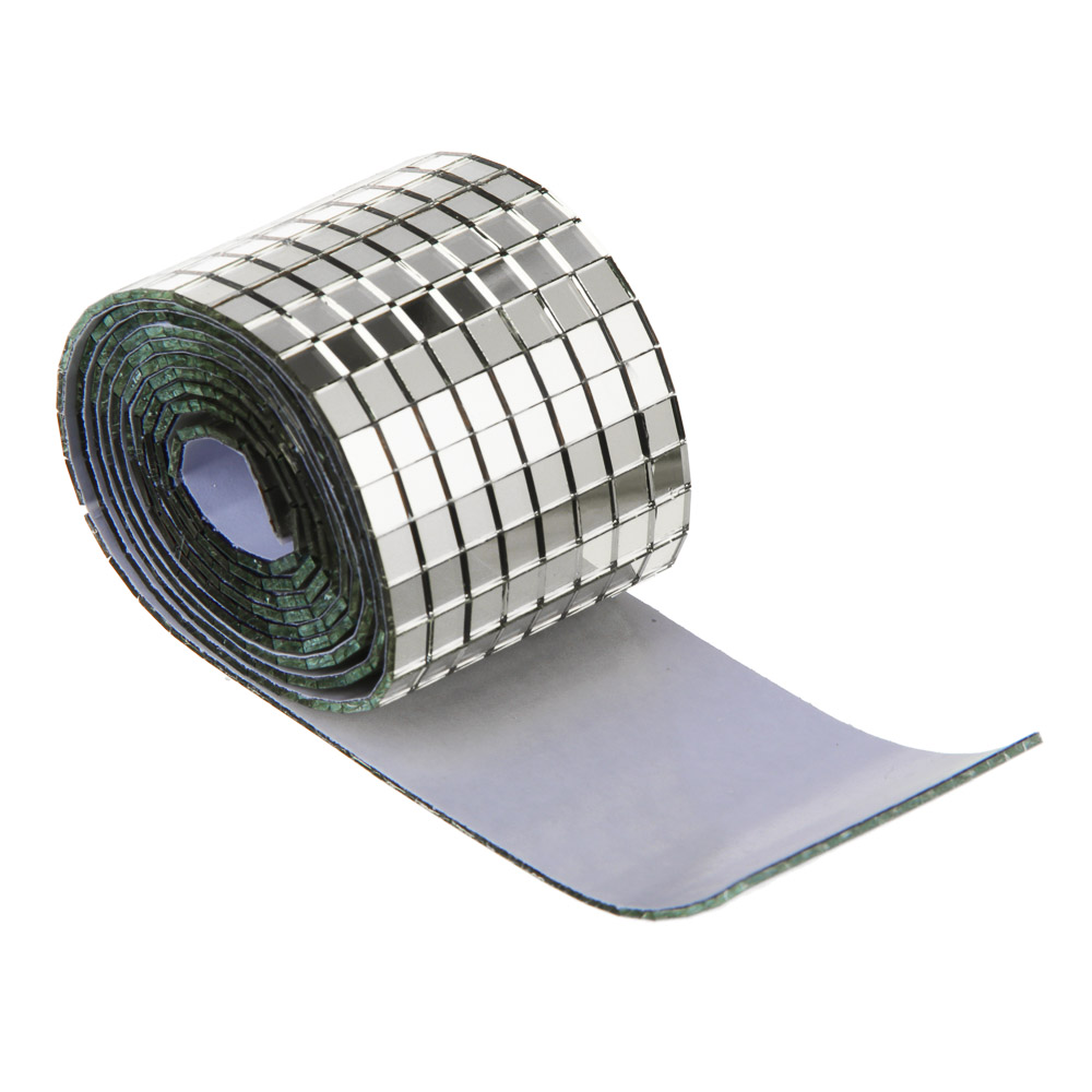 Зеркальная мозаика тм VETTA Серебро, 4x100 см, арт.№ 416-286