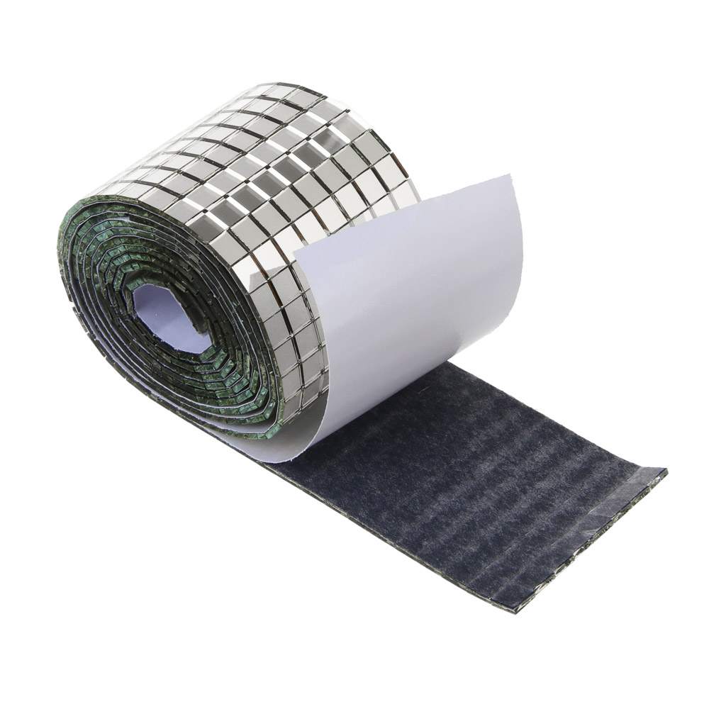 Зеркальная мозаика тм VETTA Серебро, 4x100 см, арт.№ 416-286