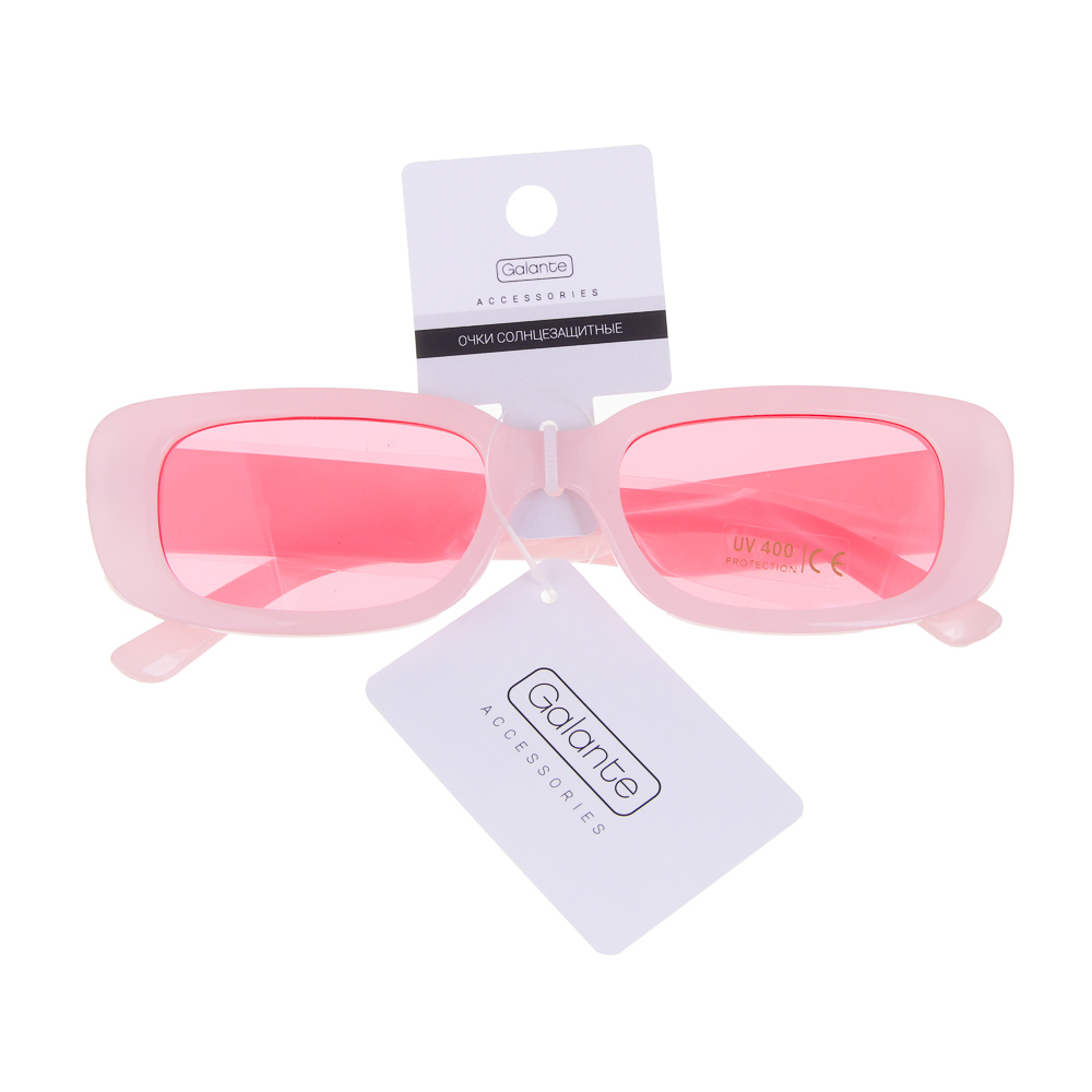 GALANTE Очки солнцезащитные, пластик, 145x31мм, 3 цвета, арт.№ 304-496