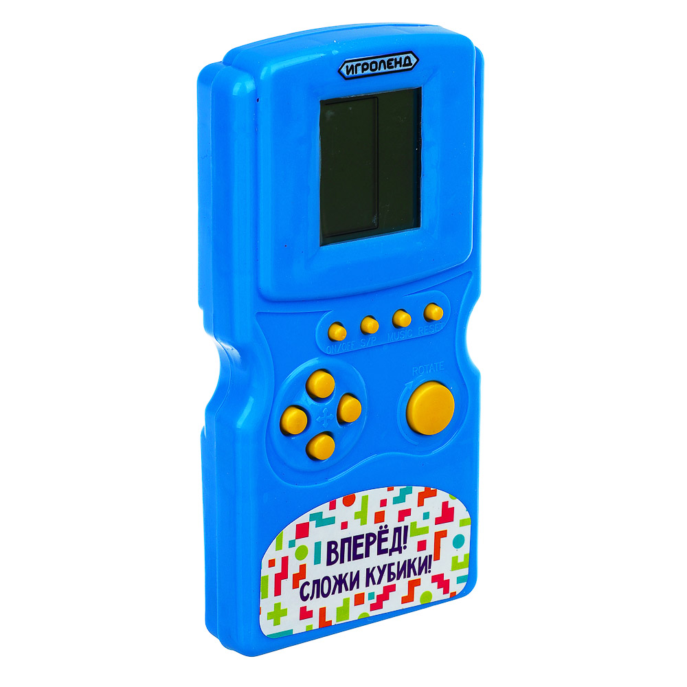 ИГРОЛЕНД Головоломка электронная "Сложи кубики", пластик, 12,5х6см, 4 цвета, арт.№ 214-025