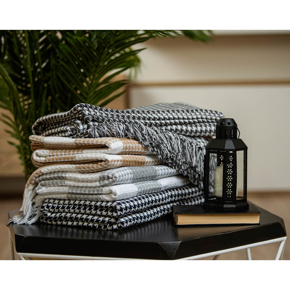 PROVANCE Ларго Плед 180х200см, 100% хлопок, 4 цвета, арт.№ 486-077