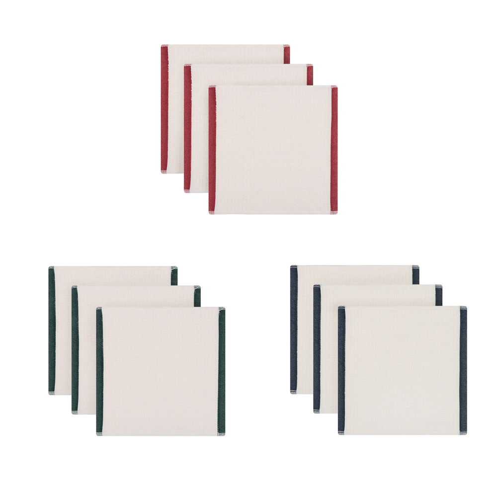 PROVANCE Щелкунчик Салфетка махровая в наборе 3шт, 30х30см, 100% хлопок, 3 дизайна, арт.№ 492-272