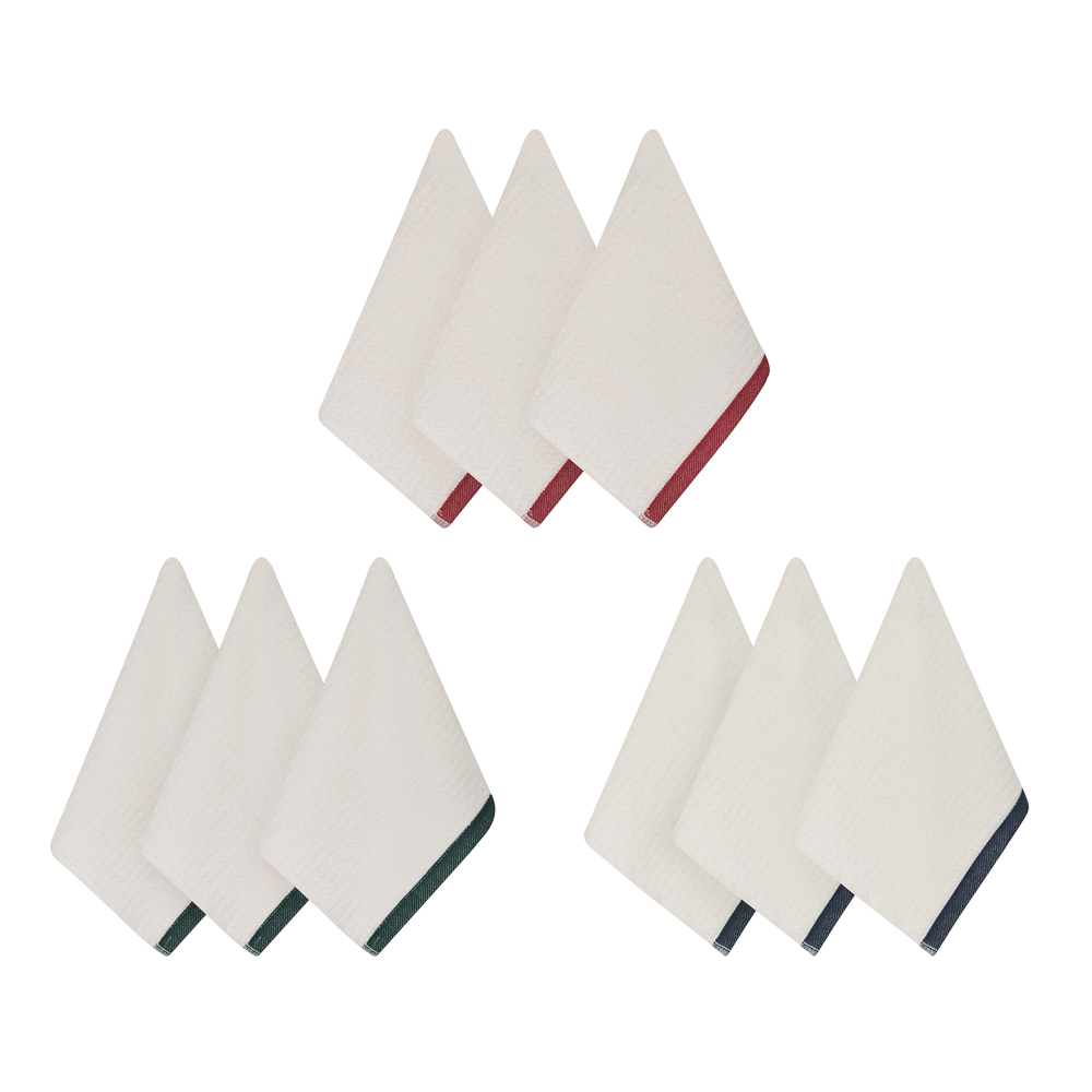 PROVANCE Щелкунчик Салфетка махровая в наборе 3шт, 30х30см, 100% хлопок, 3 дизайна, арт.№ 492-272