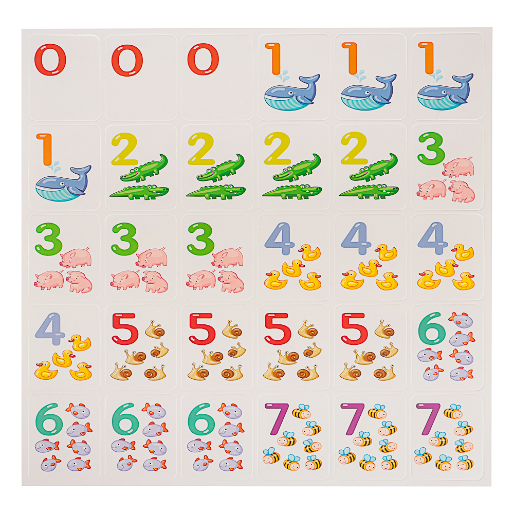 10 КОРОЛЕВСТВО Развивающая магнитная игра "Буквы/Цифры", 24х40х0,2см, 4 дизайна, арт.№ 874-126