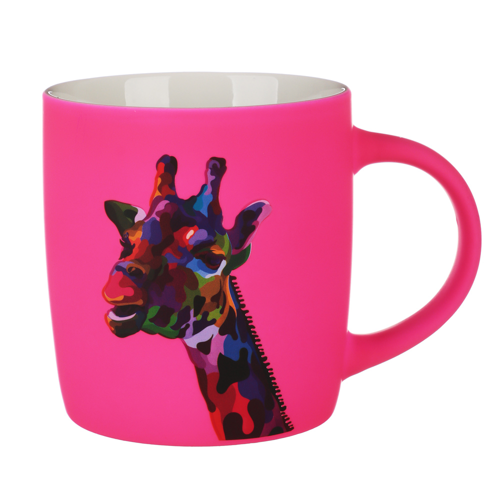 MILLIMI Неон Кружка 340мл, керамика, 3 дизайна, арт.№ 806-001