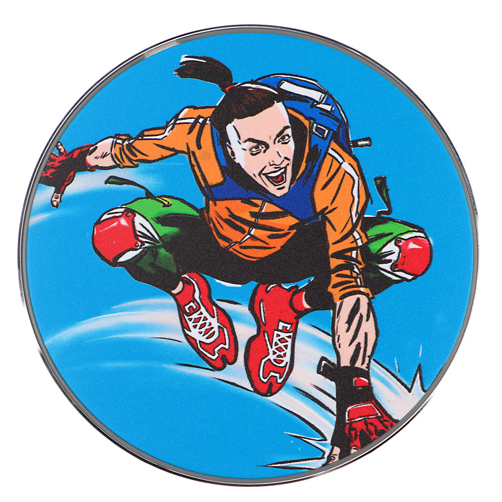 BY Беспроводное зарядное устройство Qi Герои, LED подсветка, 10W, D10см, Конек, арт.№ 916-302