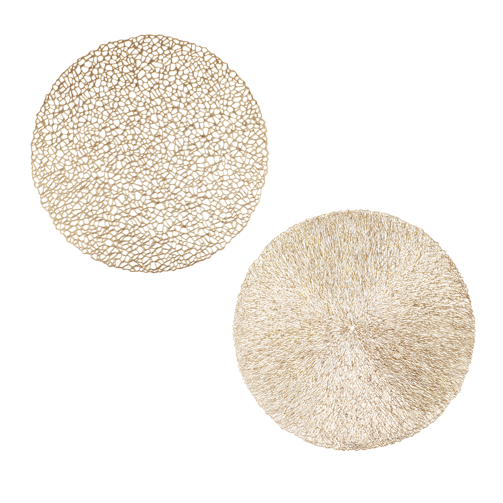 Салфетка сервировочная, d=38см, ПВХ, 2 дизайна, арт.№ 890-335