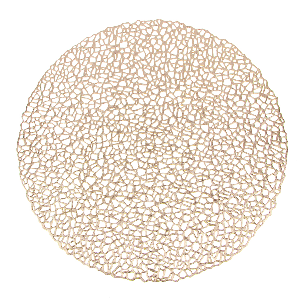 Салфетка сервировочная, d=38см, ПВХ, 2 дизайна, арт.№ 890-335