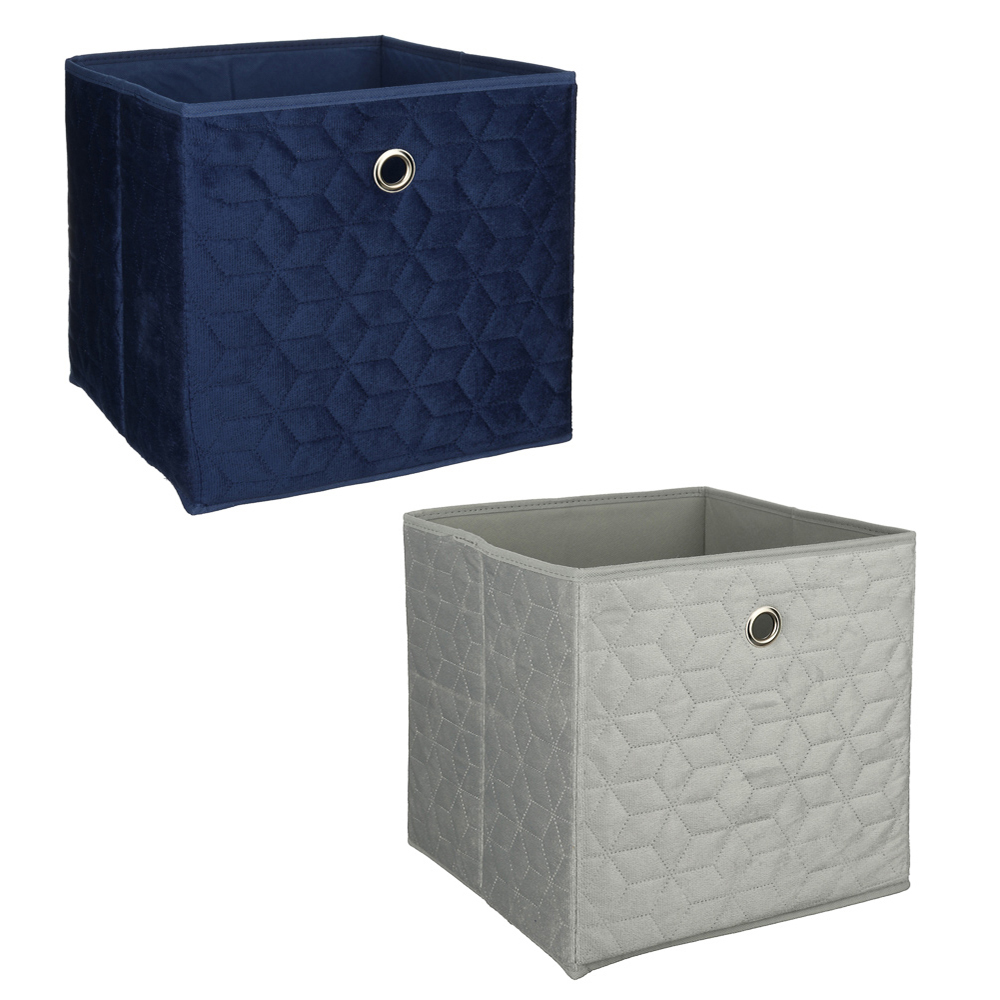 VETTA Санремо Короб велюровый, 30х30х30см, 2 цвета, арт.№ 457-506