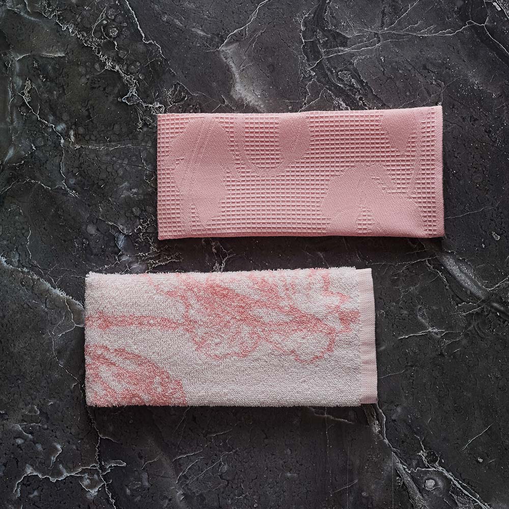 PROVANCE Маковое поле Комплект полотенец махра + вафля 2шт, 30х50см, 100% хлопок, арт.№ 488-075