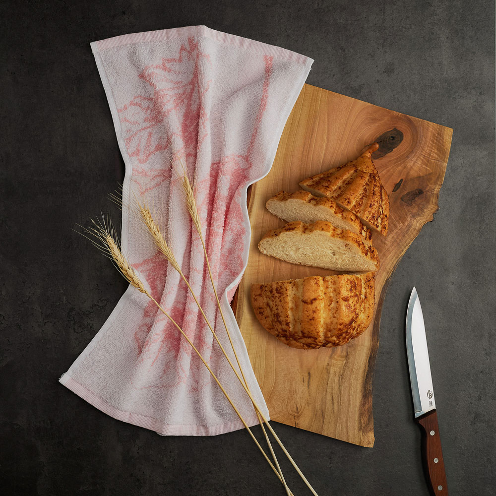 PROVANCE Маковое поле Комплект полотенец махра + вафля 2шт, 30х50см, 100% хлопок, арт.№ 488-075