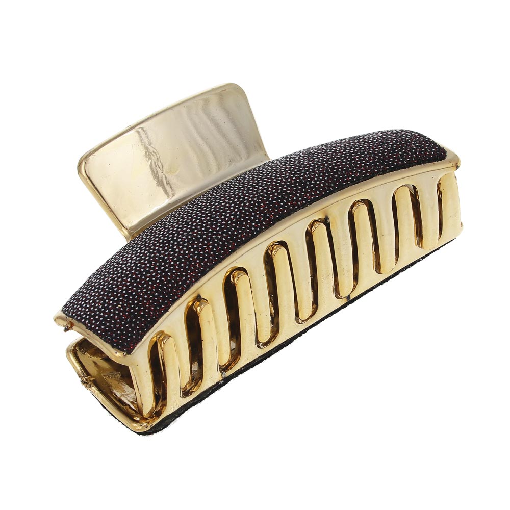 BERIOTTI Заколка-краб для волос, пластик, 8см, 2 дизайна, КВ19-04, арт.№ 324-147