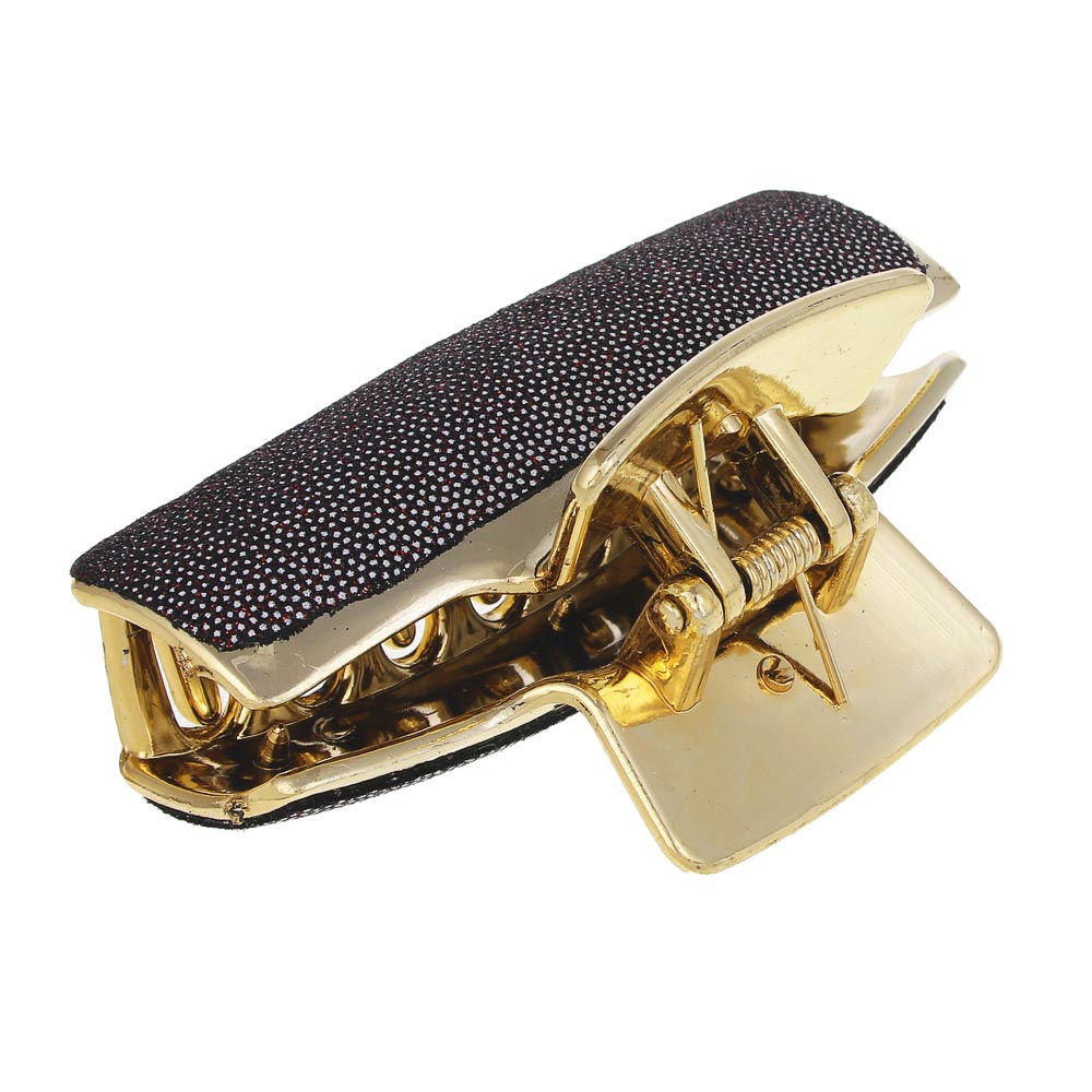 BERIOTTI Заколка-краб для волос, пластик, 8см, 2 дизайна, КВ19-04, арт.№ 324-147