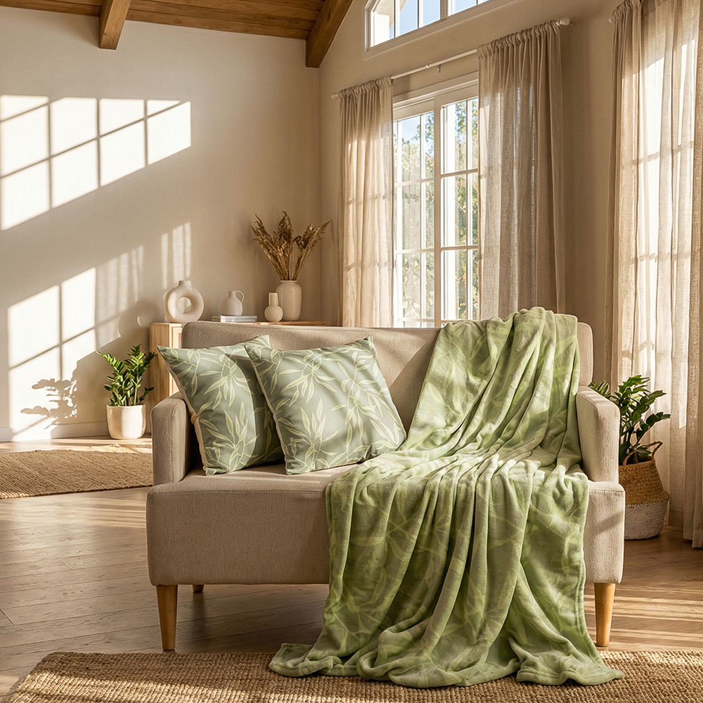 PROVANCE Мосс Плед микрофибра 180х200см, 100% полиэстер, 2 дизайна, арт.№ 486-220