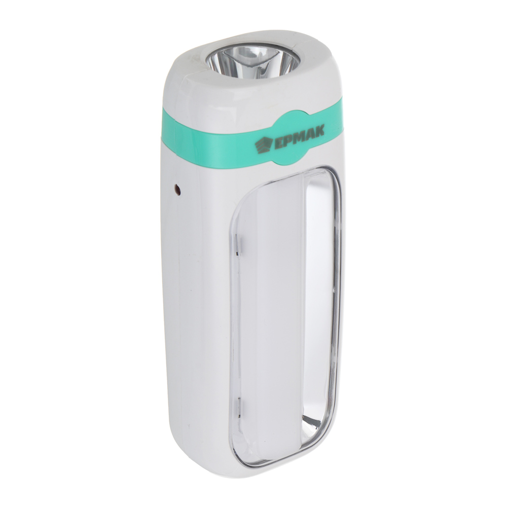 Фонарь-светильник тм ЕРМАК, LED, 2 режима, 1200мАч, пластик, 130х50х37 мм, тип питания 220 В, арт.№ 224-063