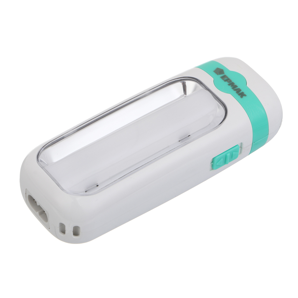 Фонарь-светильник тм ЕРМАК, LED, 2 режима, 1200мАч, пластик, 130х50х37 мм, тип питания 220 В, арт.№ 224-063