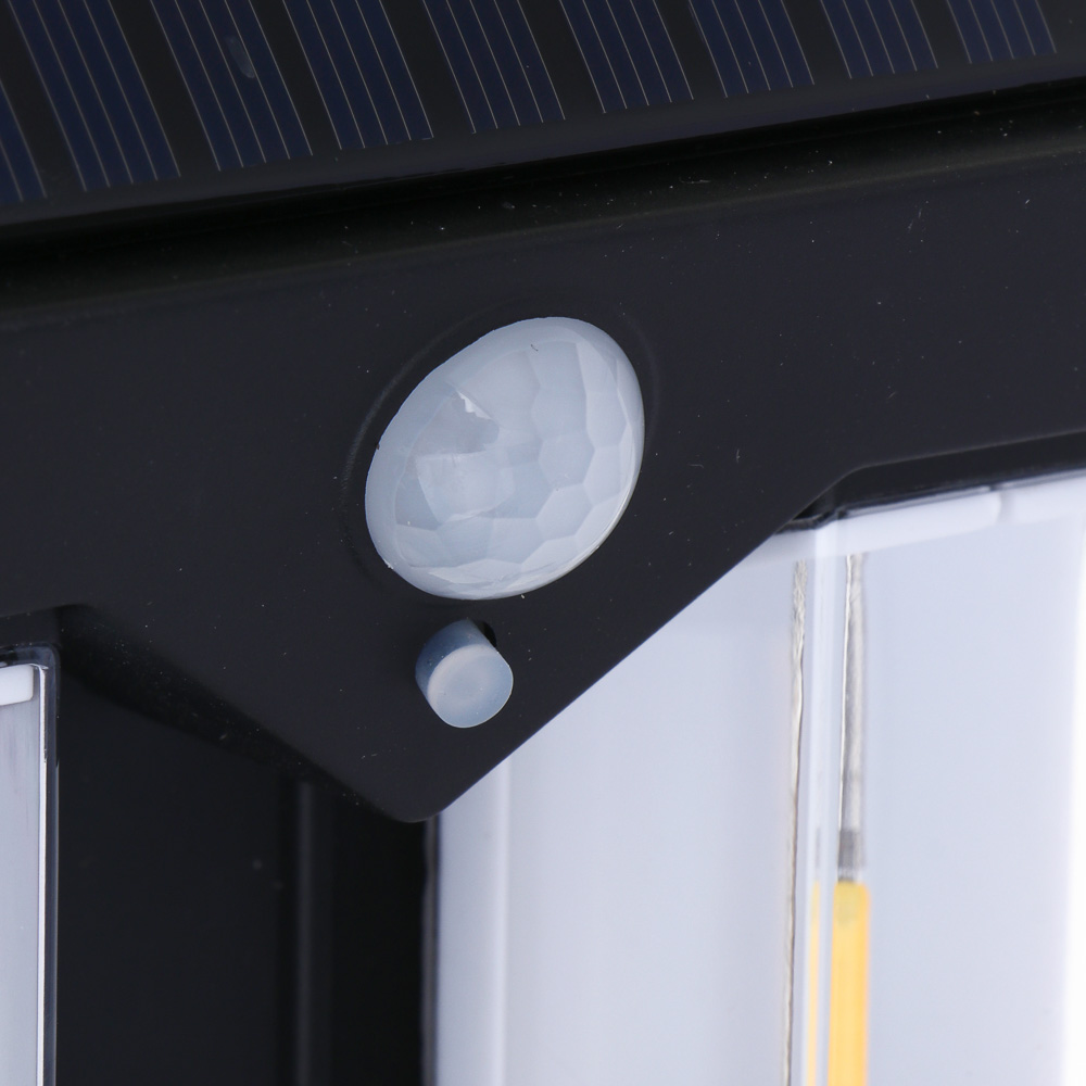 ЕРМАК Светильник уличный настенный, вольфрамовая,3 режима,800мАч,пластик,солн. батарея,138х46х160 мм, арт.№ 224-104