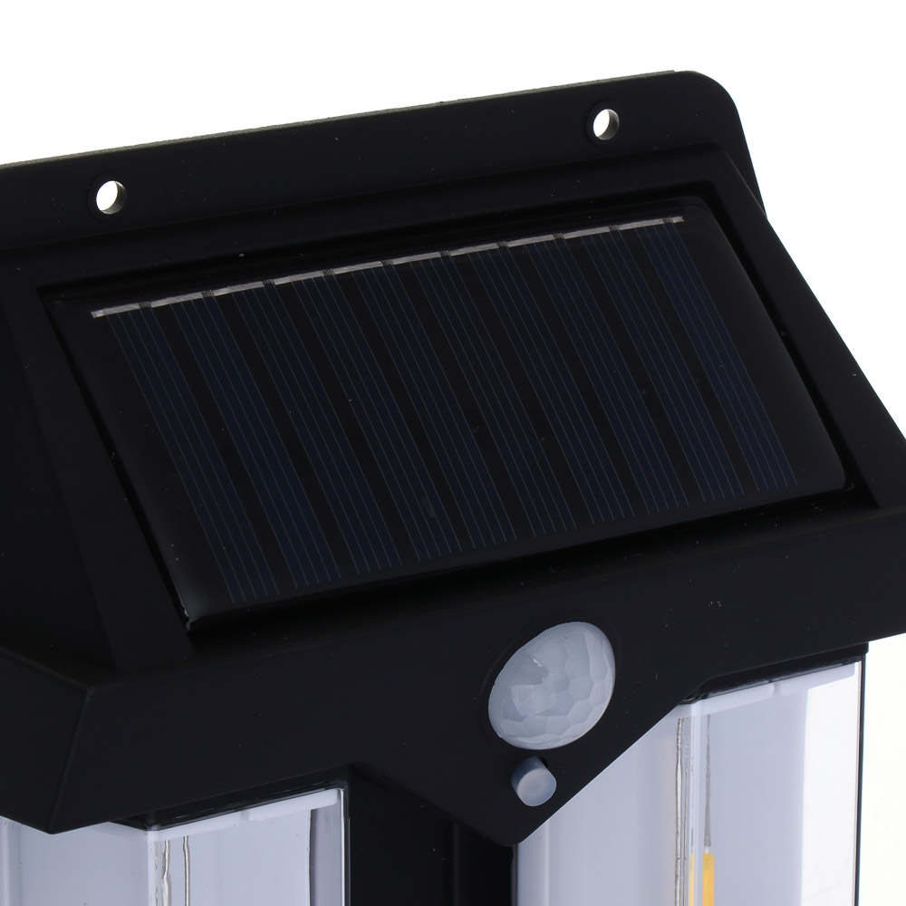 ЕРМАК Светильник уличный настенный, вольфрамовая,3 режима,800мАч,пластик,солн. батарея,138х46х160 мм, арт.№ 224-104