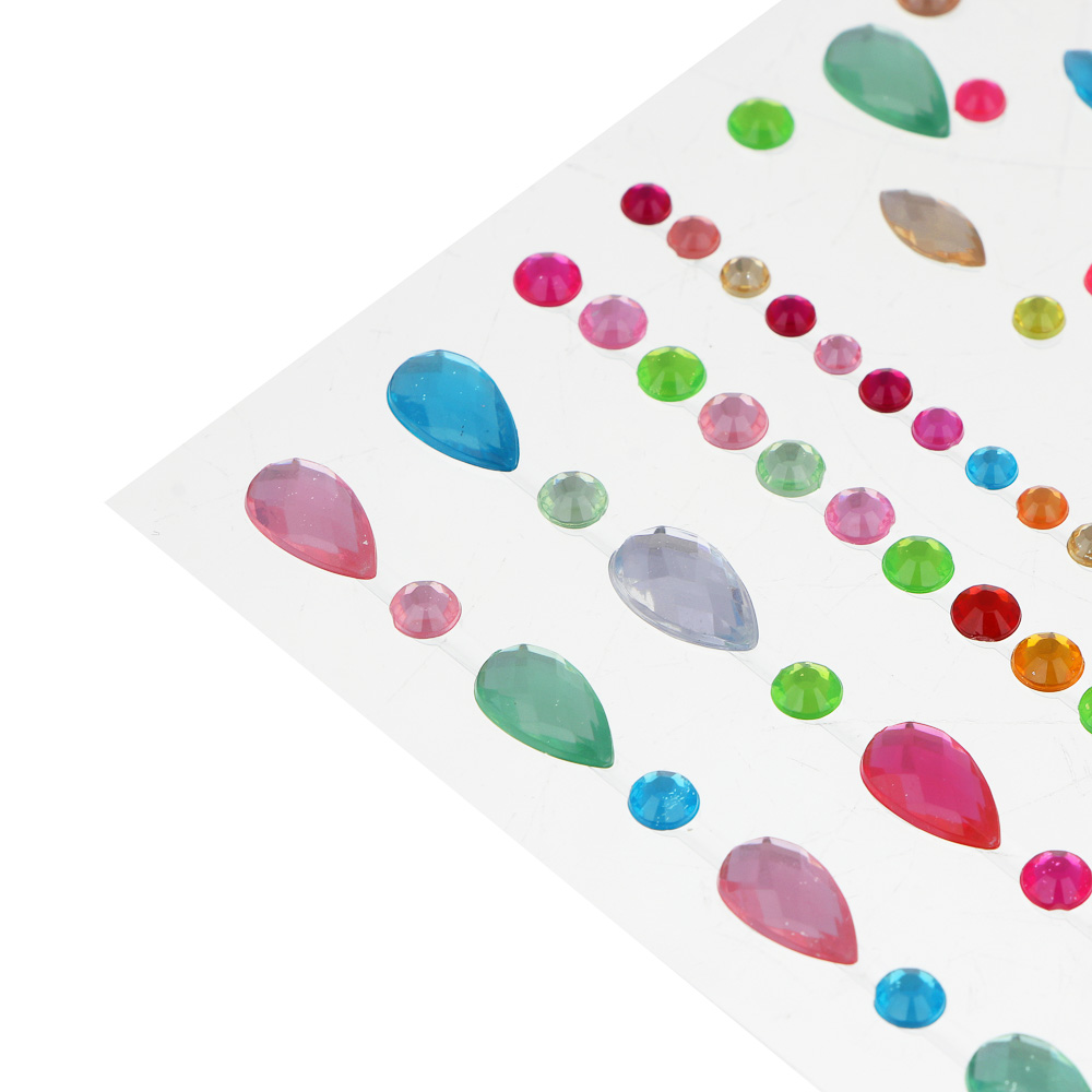 Набор стразы для лица тм ЮНИLOOK, самоклеящиеся, арт.№ 357-285