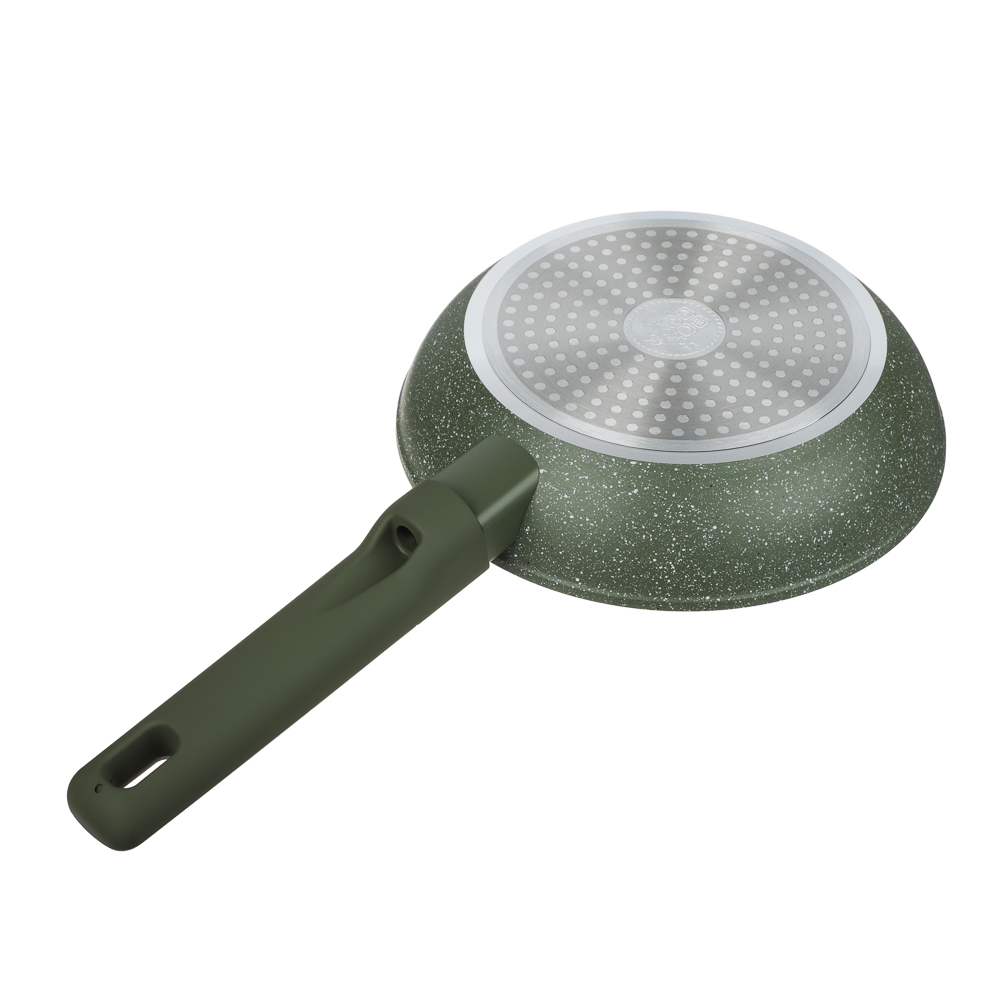 SATOSHI Кантри Сковорода литая d20см, антипригарное покрытие мрамор, индукция, 3 цвета, арт.№ 846-759