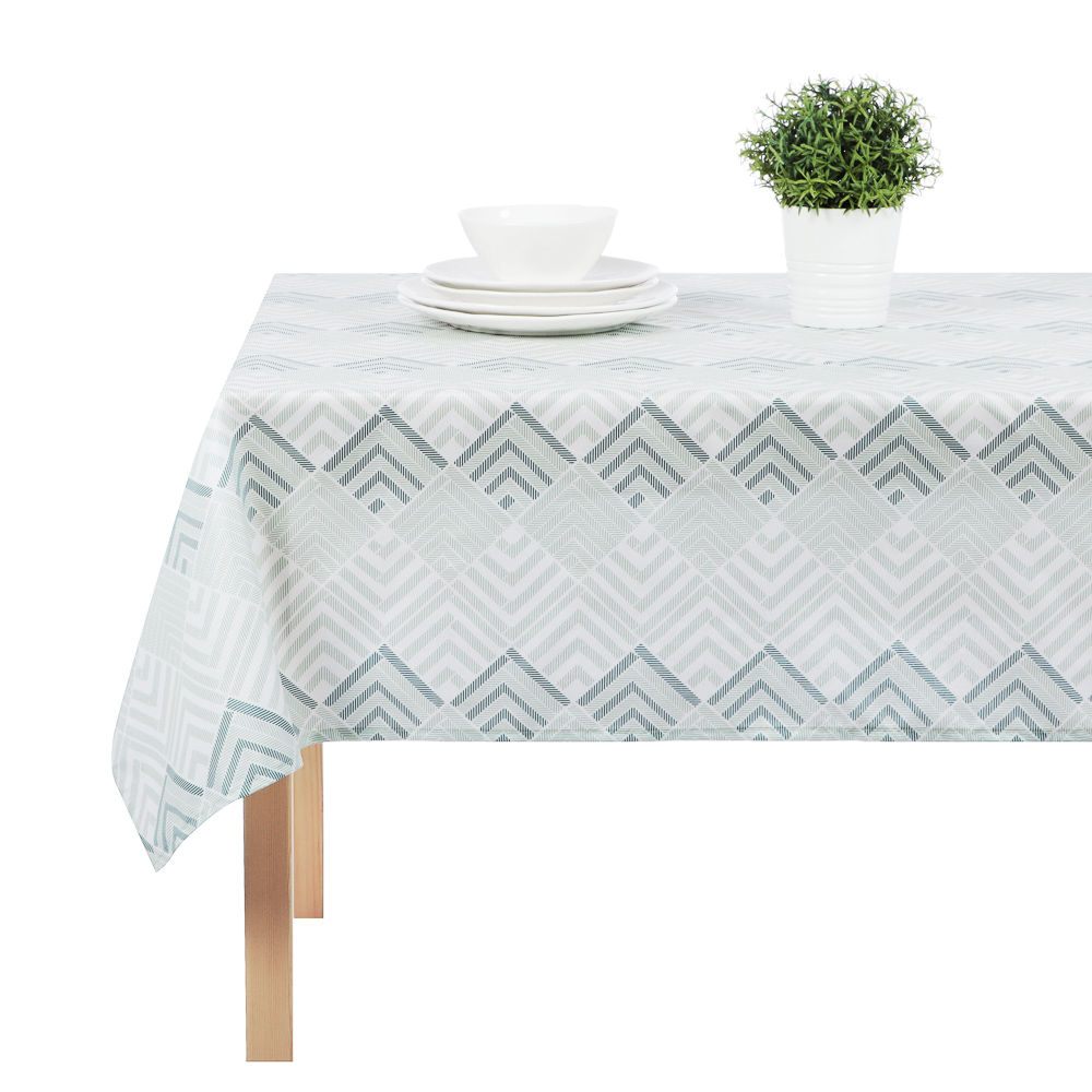 PROVANCE Хедж Скатерть текстильная 140х180см с водоотталкивающей пропиткой, зеленый, арт.№ 435-130