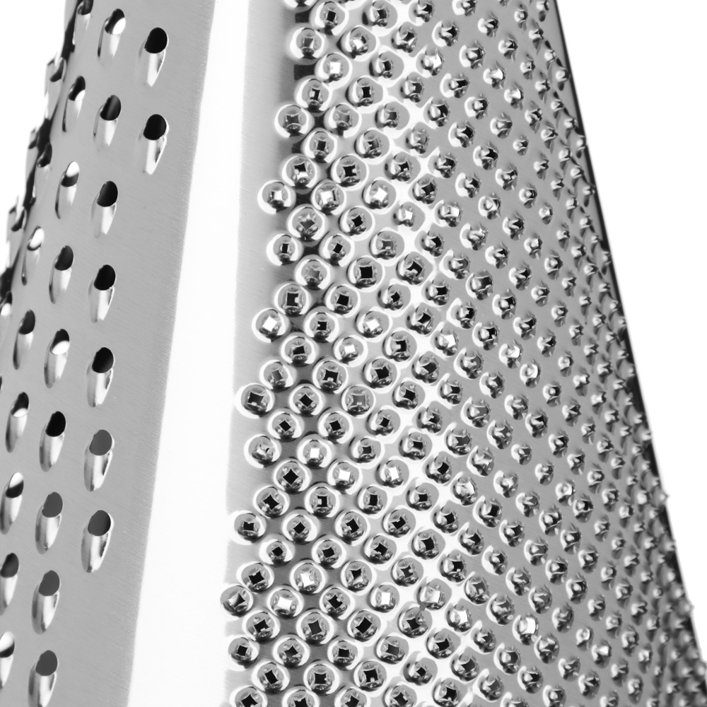 SATOSHI Терка 3-х сторонняя 20см, нерж.сталь, деревянная ручка, арт.№ 885-127