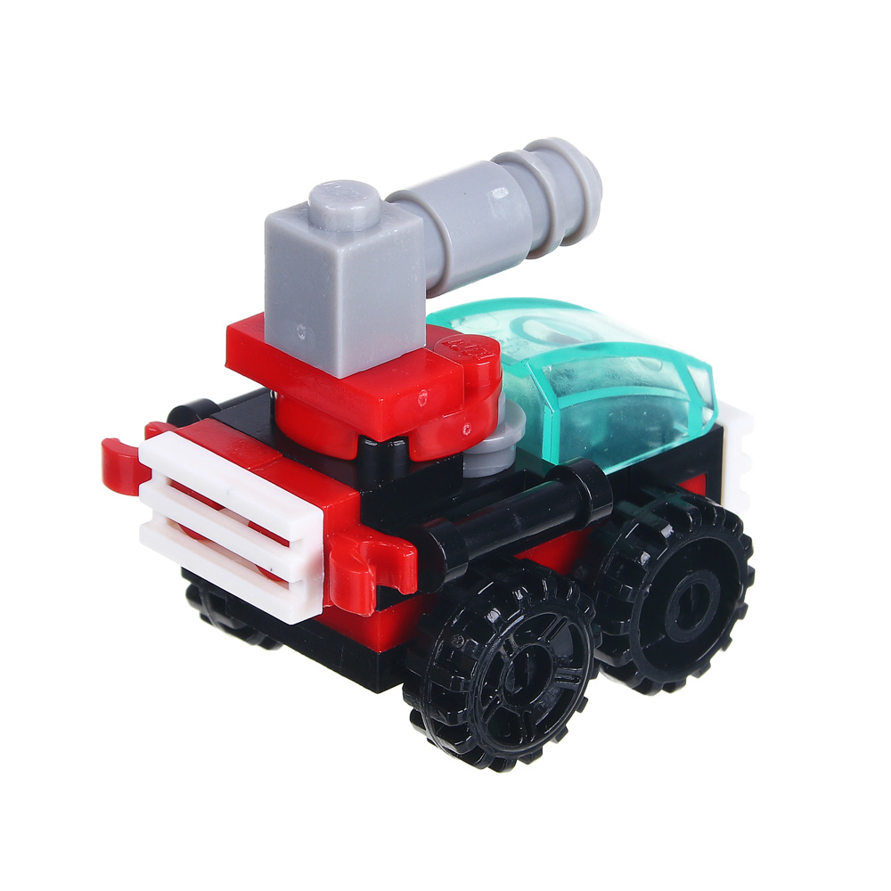 ИГРОЛЕНД Город Конструктор пожарная помощь 25 дет., ABS, 10х7х3 см, 8 дизайнов, арт.№ 265-587