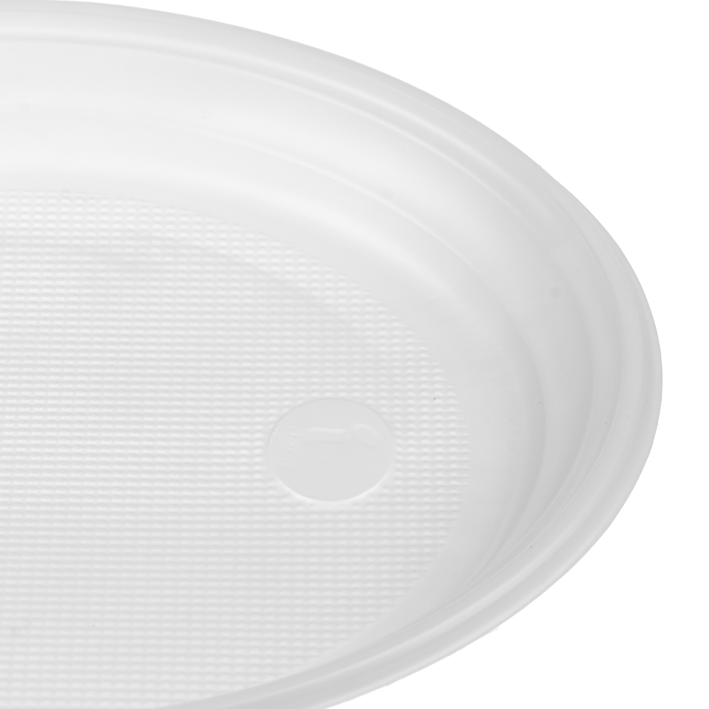 Тарелка окрашенная тм VIP, d20,5cм, полистирол, 12 шт, арт.№ 438-263